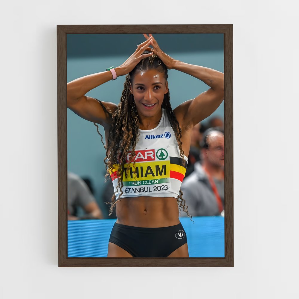 Poster Nafissatou de thiam – affiche Athlétisme (vue 5)